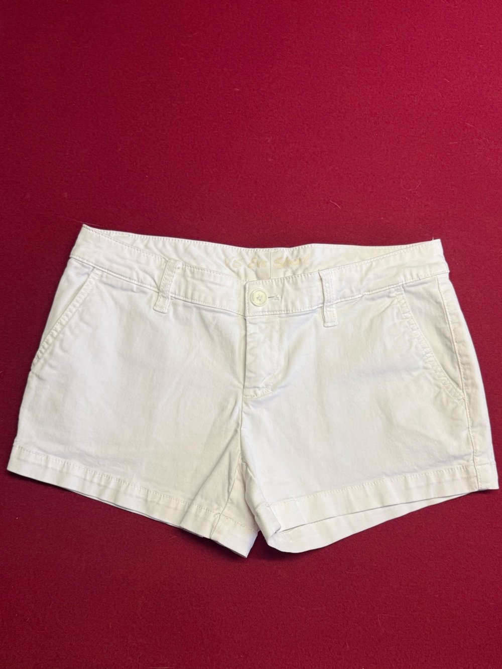 Victoria's Secret White Women's Cotton Shorts Size 4